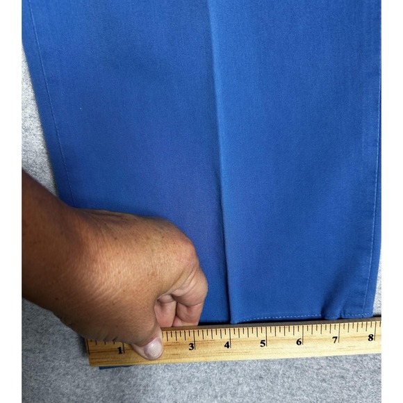 Hiltl Pants Mens 34x38 Blue Dayne-So Cotton Dress Chino Trousers Romania Faded - Picture 11 of 12